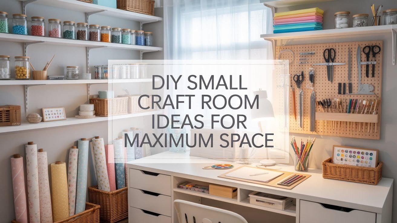 17 DIY Small Craft Room Ideas for Maximum Space