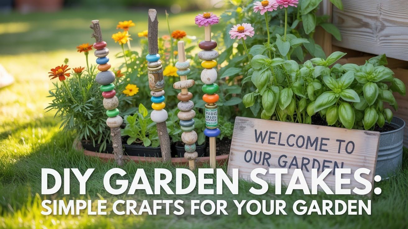 11 DIY Garden Stakes