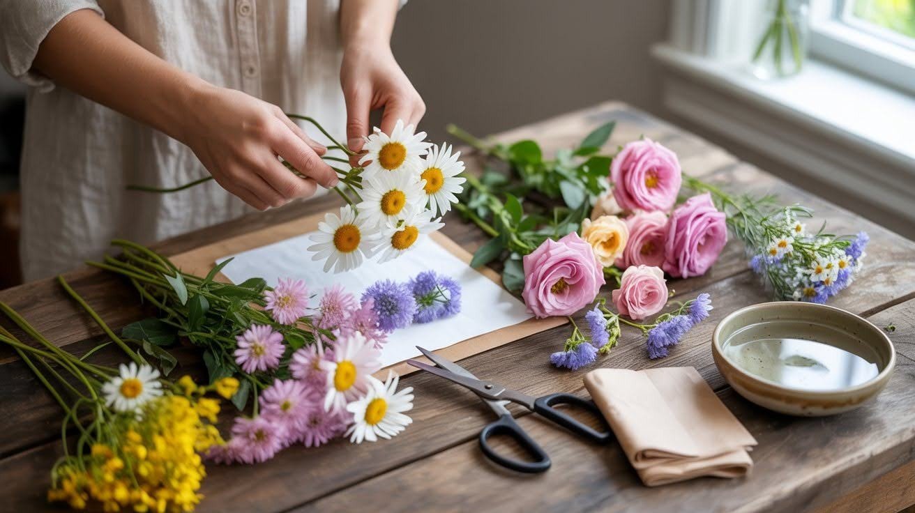 Collect and Prepare Your Flowers