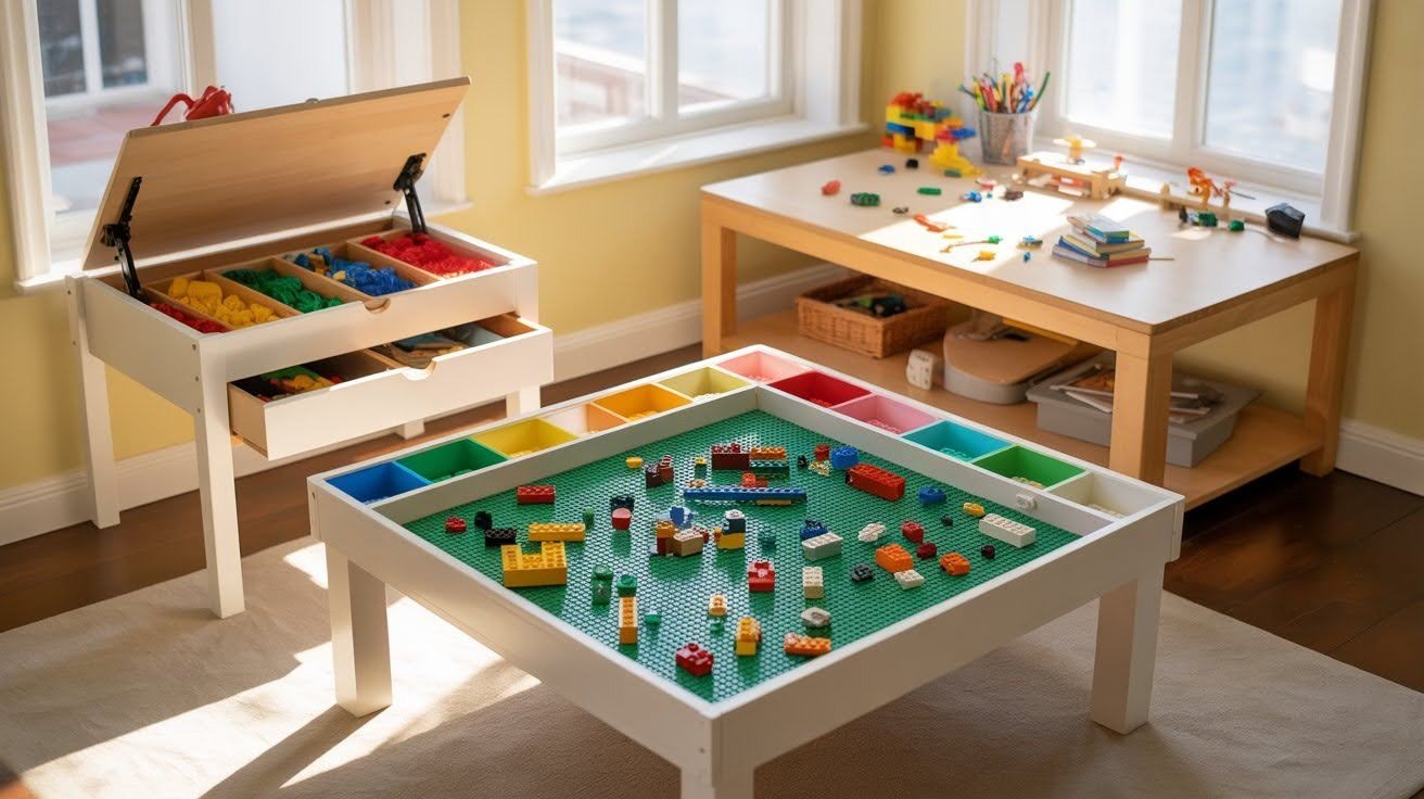 DIY Lego Table Inspiration and Variations