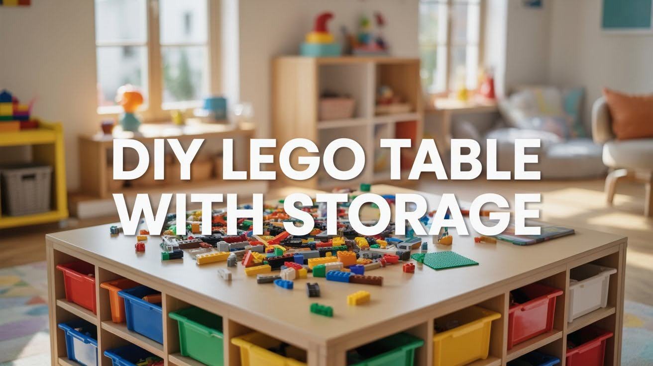 DIY Lego Table with Storage