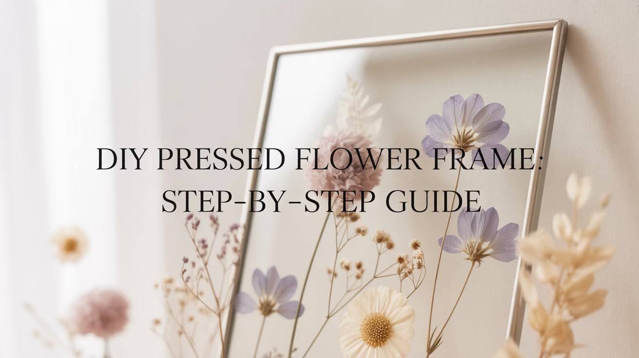 DIY Pressed Flower Frame