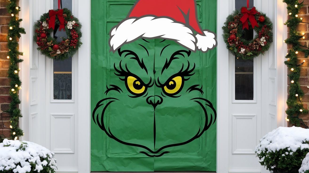 Grinch Door Decoration